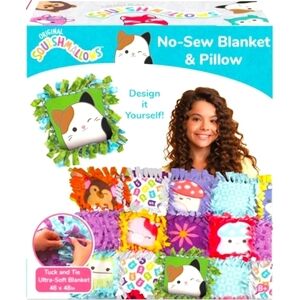 Squishmallows No-Sew Blanket & Pillow Kit